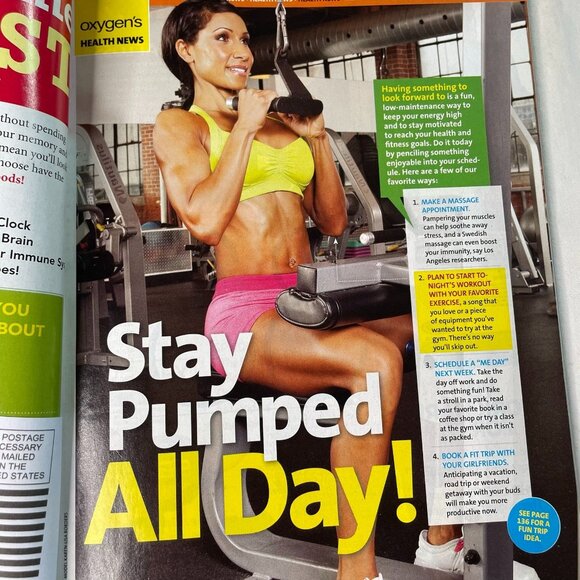 Oxygen Fitness Magazine March 2011 Dara Torres Cover Vol 14 Is 3 No 140 u Bodybu - Picture 7 of 7